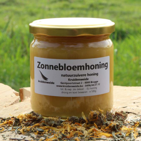 Zonnebloemhoning 500g