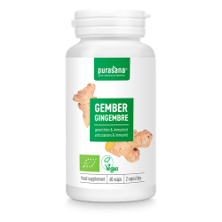 Gember Bio Capsules (Zingiber officinalis) 270mg 