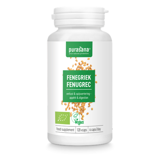 Fenegriek Bio Capsules (Trigonella Foenum-Graecum) 330mg 