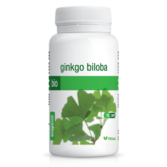 Ginkgo biloba Bio Capsules (Japanse notenboom) 250mg 