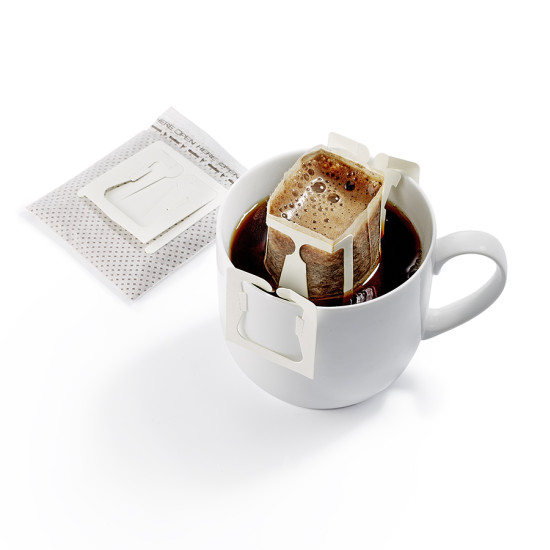 Drip bags flavoured coffee