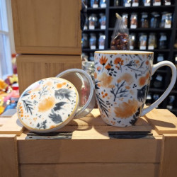 Oranje bloesems theetas