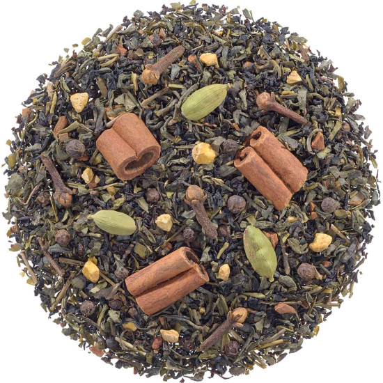 Ceylon Chai - mengeling van groene en zwarte thee