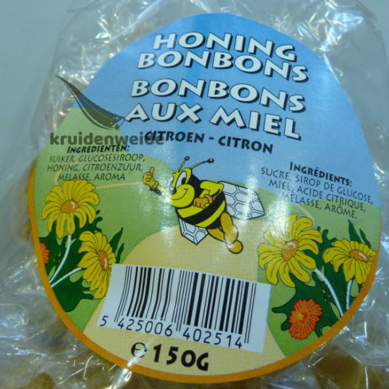 Honingbonbons citroen 150g
